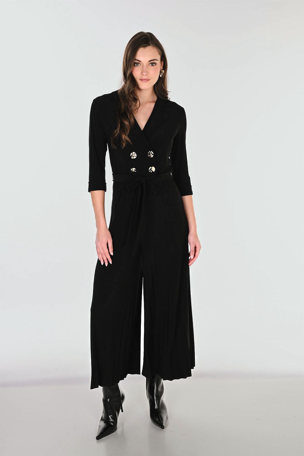 Full-length V-neck Jumpsuit Style 263008
