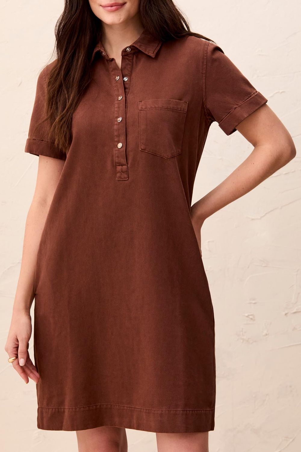 Pop Over Shirt Dress 6230O/5579