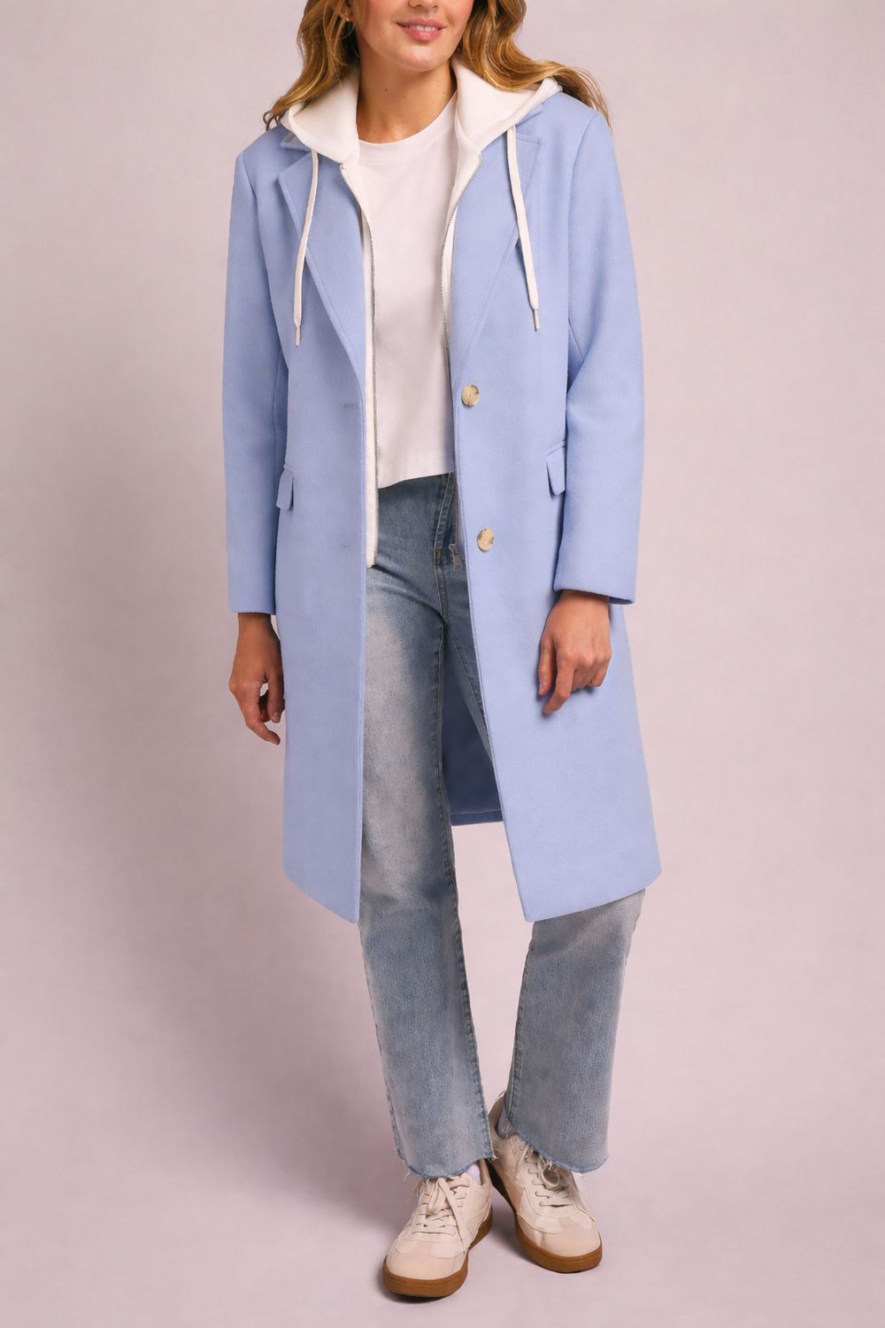 Car Coat With Hoodie 5942O/5369