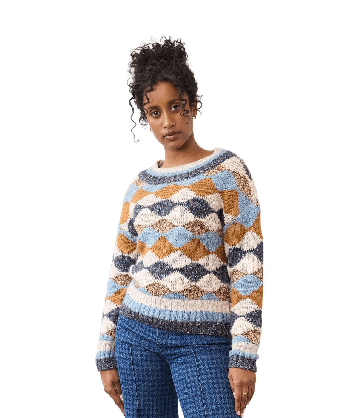 Boat Neck Sweater 10087876