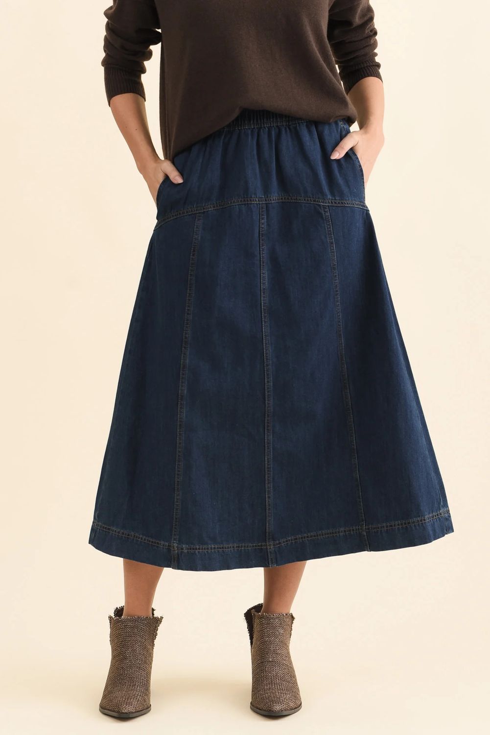 Dayton Skirt - Dark Vintage Wash 8571