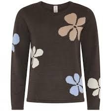 Floral Jacquard Sweater 4440