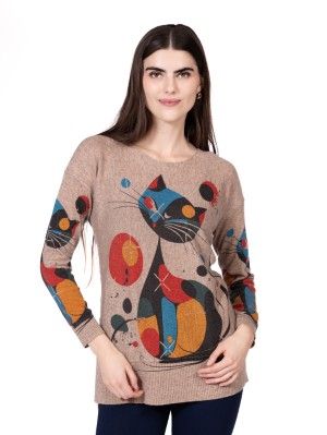 Cat Sweater V7156