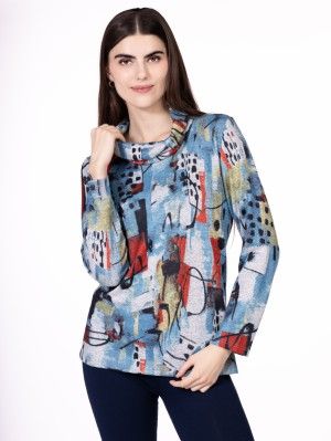 Cowl Neck Top V7178