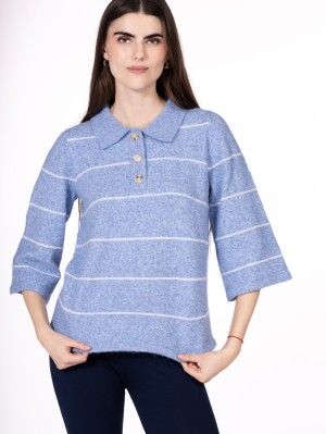 Sweater With Stripes V7103