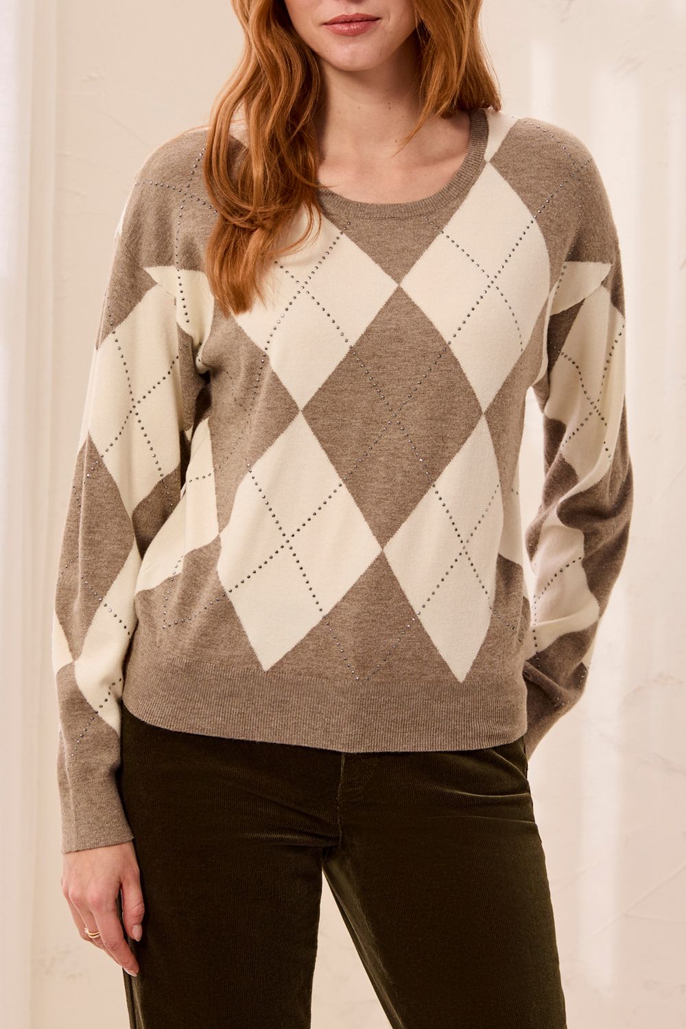 Sweater With Studs 3251O/8550
