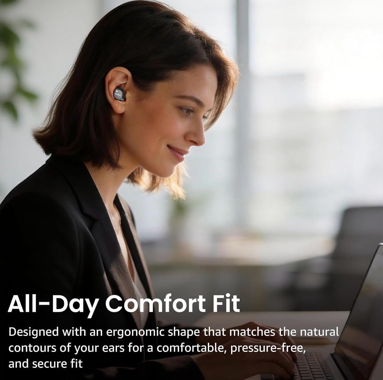 TOZO Hybrid Active Noise Cancelling Wireless Earbuds