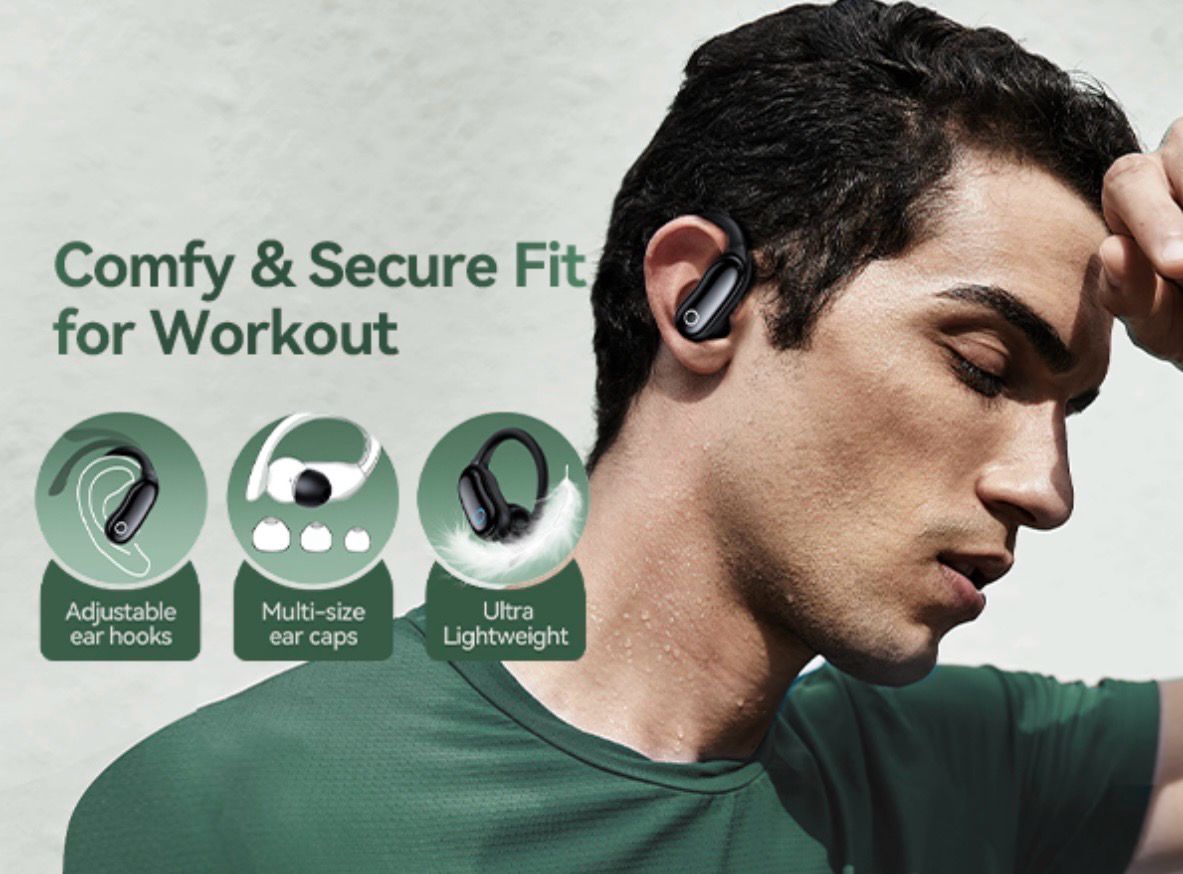 GNMN Active Noise Cancelling Ear Buds Wireless Earbuds