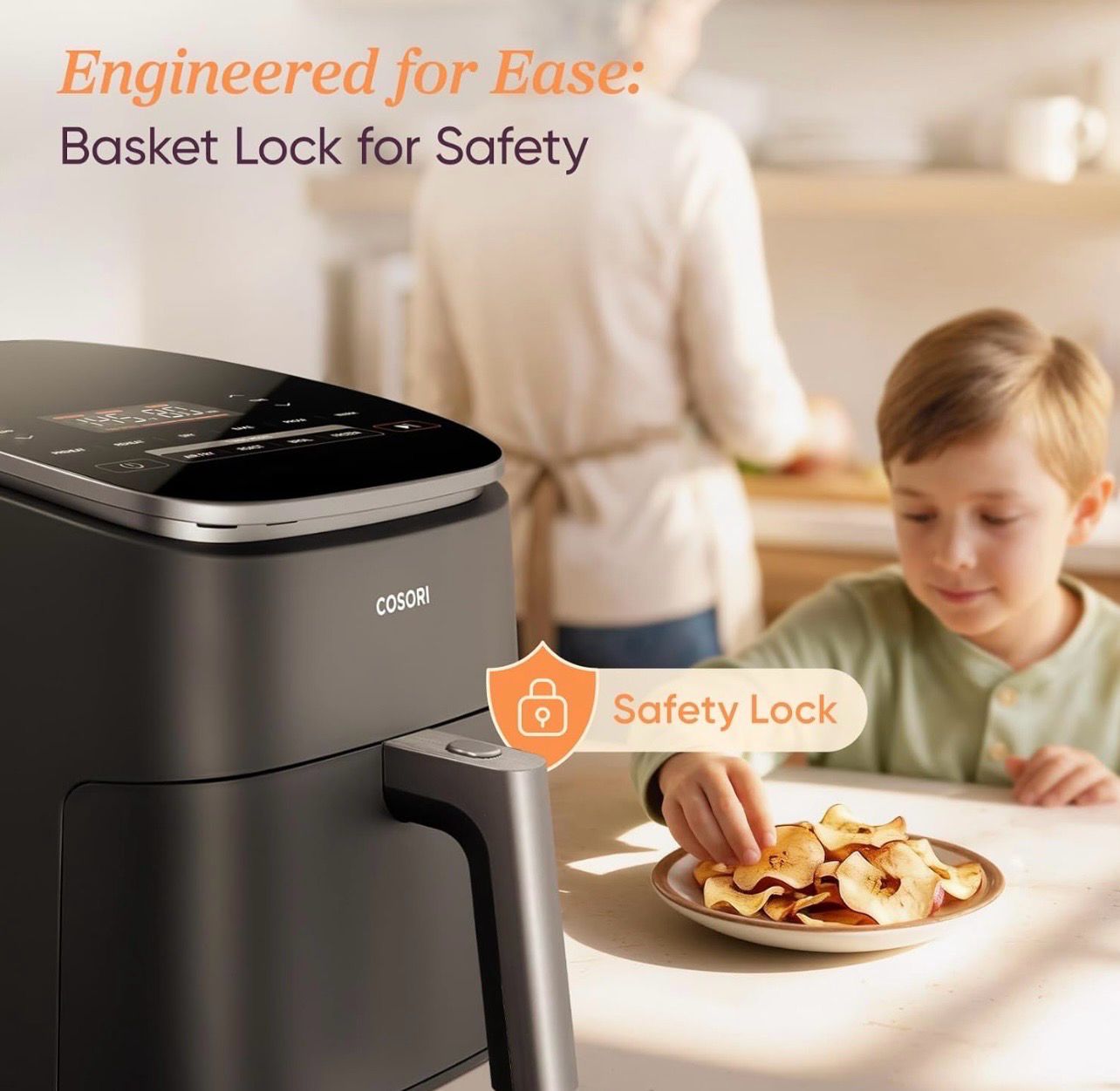 9-in-1 TurboBlaze Air Fryer 6 Qt, Premium Ceramic Coating