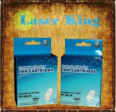JUEGO de Cartuchos Compatibles PG-145XL y CL-146XL ALTO RENDIMIENTO