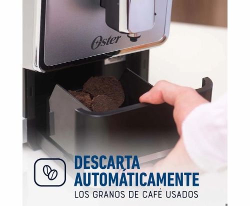 Cafetera Automática Oster® para Espresso de 20 bar de presión / Acero inoxidable