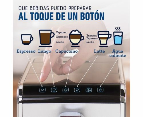 Cafetera Automática Oster® para Espresso de 20 bar de presión / Acero inoxidable