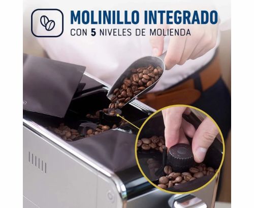 Cafetera Automática Oster® para Espresso de 20 bar de presión / Acero inoxidable