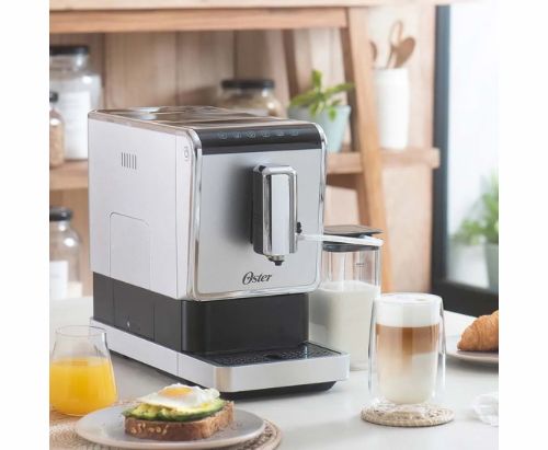 Cafetera Automática Oster® para Espresso de 20 bar de presión / Acero inoxidable