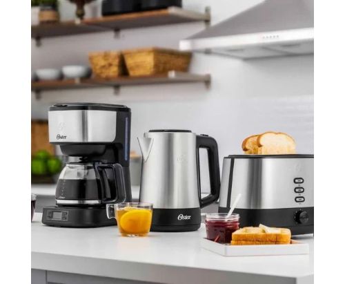 Cafetera programable Oster® 8 tazas / Acero inoxidable