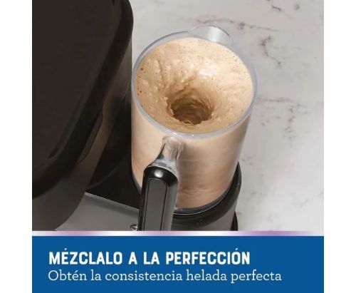 Cafetera frappé Oster® funcion licuadora / Color Negro- Plata