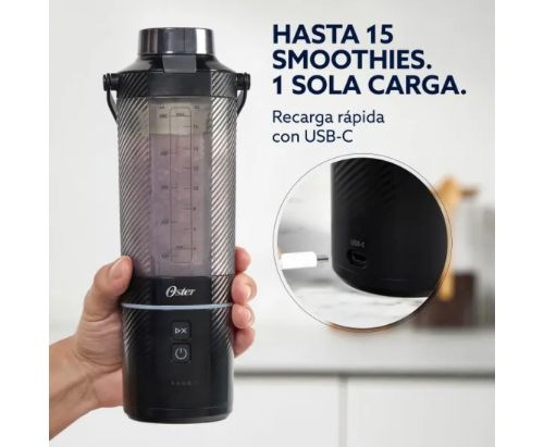 Licuadora Portátil Oster GoMAX 590 ml Capacidad / Smoothies / Negro - BLSTGFP-B20-000