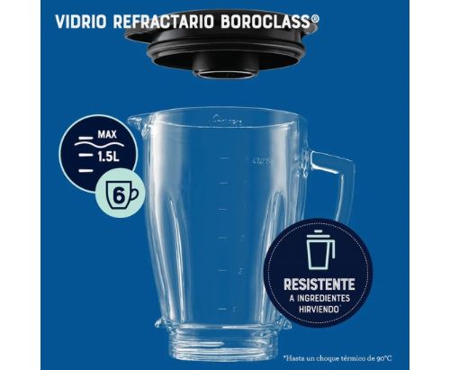 Licuadora Oster® programas aut. / Tecnología reversible y pantalla táctil / vaso BLend-N-Go BLSTPYG1312XBG