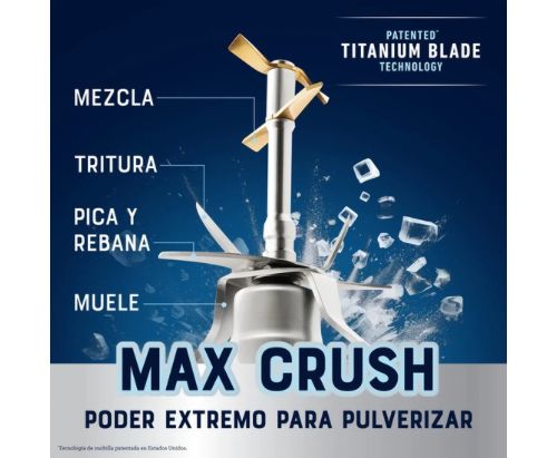 Licuadora Oster Profesional XTREME MIX, Programas Aut. iBLEND - Velocidad MAX CRUSH - Vaso de Tritan 2 L / Negro - BLSTXPT-BW