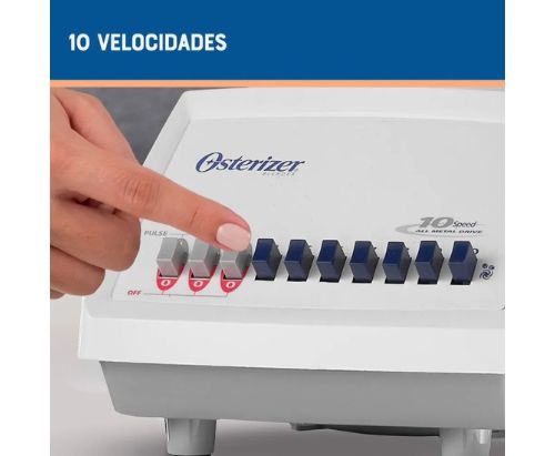 Licuadora Oster® - 10 velocidades/ Vaso plástico