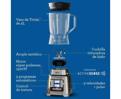 Licuadora Oster® ActiveSense™ Procesador de alimentos / Blend-N-Go