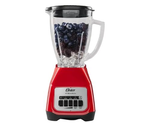 Licuadora Oster® con vaso de vidrio y dos velocidades más pulso BLSTKAGRPB