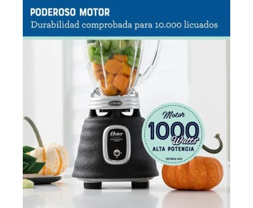 Licuadora clásica Oster® negra con interruptor de palanca BLSTBPST013