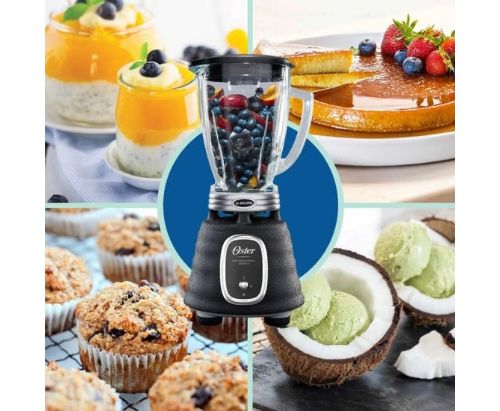 Licuadora clásica Oster® negra con interruptor de palanca BLSTBPST013