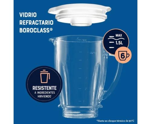 Licuadora Oster® con vaso de plástico y control de perilla BLSTKAPWRD