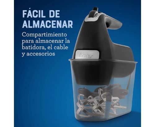 Batidora de mano Oster® 7 velocidades + función turbo FPSTHM360B