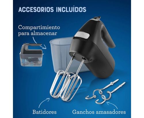 Batidora de mano Oster® 7 velocidades + función turbo FPSTHM360B