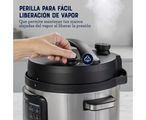 Oster® Multiolla Turbo, 5.7L de Capacidad, con 14 Funciones Predeterminadas, Funcion Turbo, Recubrimiento Oster® DiamondForce, CKSTPCECT57DF