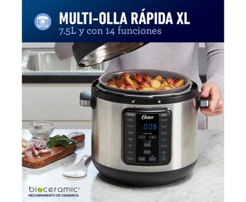 Multi-Olla rápida XL Oster® 7,5 litros y 14 funciones CKSTPCEC8801