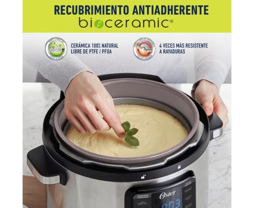 Multi-Olla rápida XL Oster® 7,5 litros y 14 funciones CKSTPCEC8801