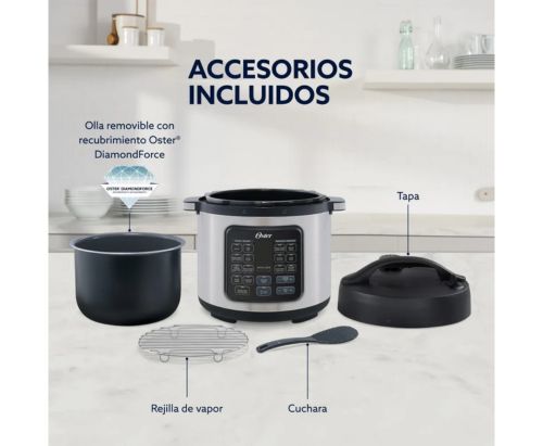 Oster Multiolla, Turbo, 5.7 L de Capacidad, Color Gris, CKSTPCECT57DF2