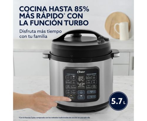Oster Multiolla, Turbo, 5.7 L de Capacidad, Color Gris, CKSTPCECT57DF2