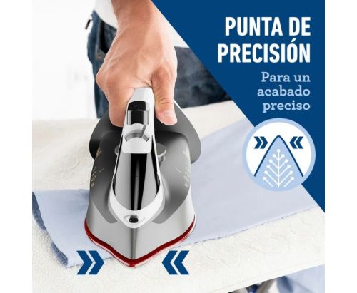 Plancha de vapor Oster® blanca perla con tecnología aerocerámica GCSTAC6901