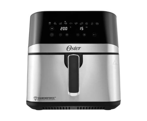 Oster® Freidora de Aire Digital, Recubrimiento Oster® DiamondForce, 7.5L de Capacidad, con 10 Programas Automáticos, CKSTAF75DSSDF