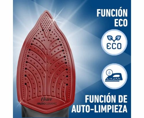 Plancha de vapor Oster® con tecnología aerocerámica GCSTAC6953