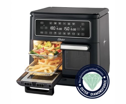 Oster Freidora de Aire, Flex, 11 L de Capacidad, Color Negro, CKSTAF11MCDDF-013