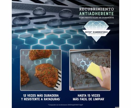 Oster Freidora de Aire, Flex, 11 L de Capacidad, Color Negro, CKSTAF11MCDDF-013