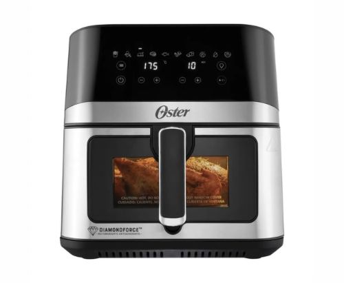 Oster® Freidora de Aire Digital, Recubrimiento Oster® DiamondForce, 7.5L de Capacidad, 10 Programas Automáticos, CKSTAF75WDSSDF