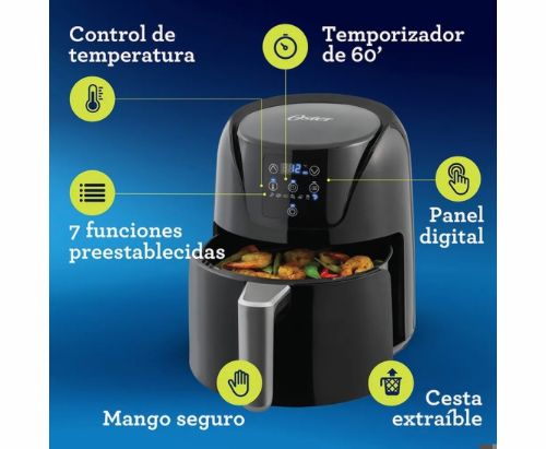 Freidora de aire digital Oster® de 4 litros CKSTAF40D