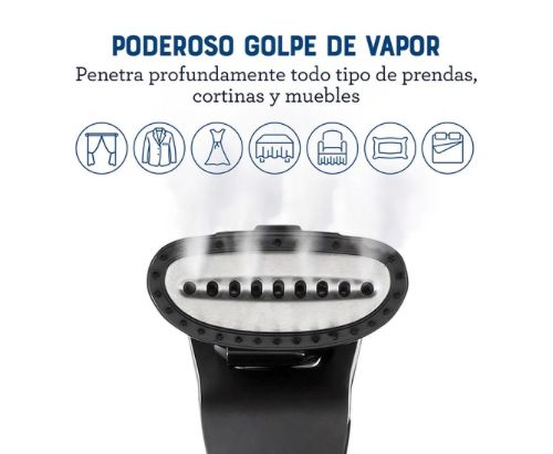 Vaporizador de Ropa Oster® de Pedestal Vertical, con Gancho 360° GCSTGS7000
