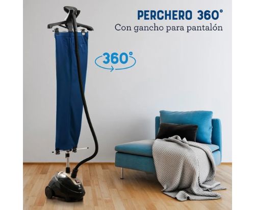 Vaporizador de Ropa Oster® de Pedestal Vertical, con Gancho 360° GCSTGS7000
