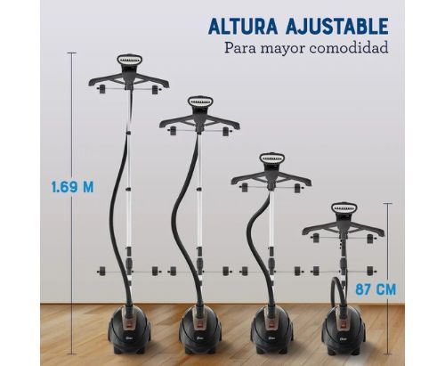 Vaporizador de Ropa Oster® de Pedestal Vertical, con Gancho 360° GCSTGS7000