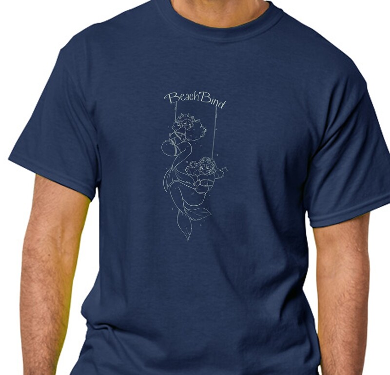 Suspended Mermaids T-Shirt design by designed by Luxje