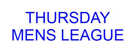Thursday Mens League Registration Fee