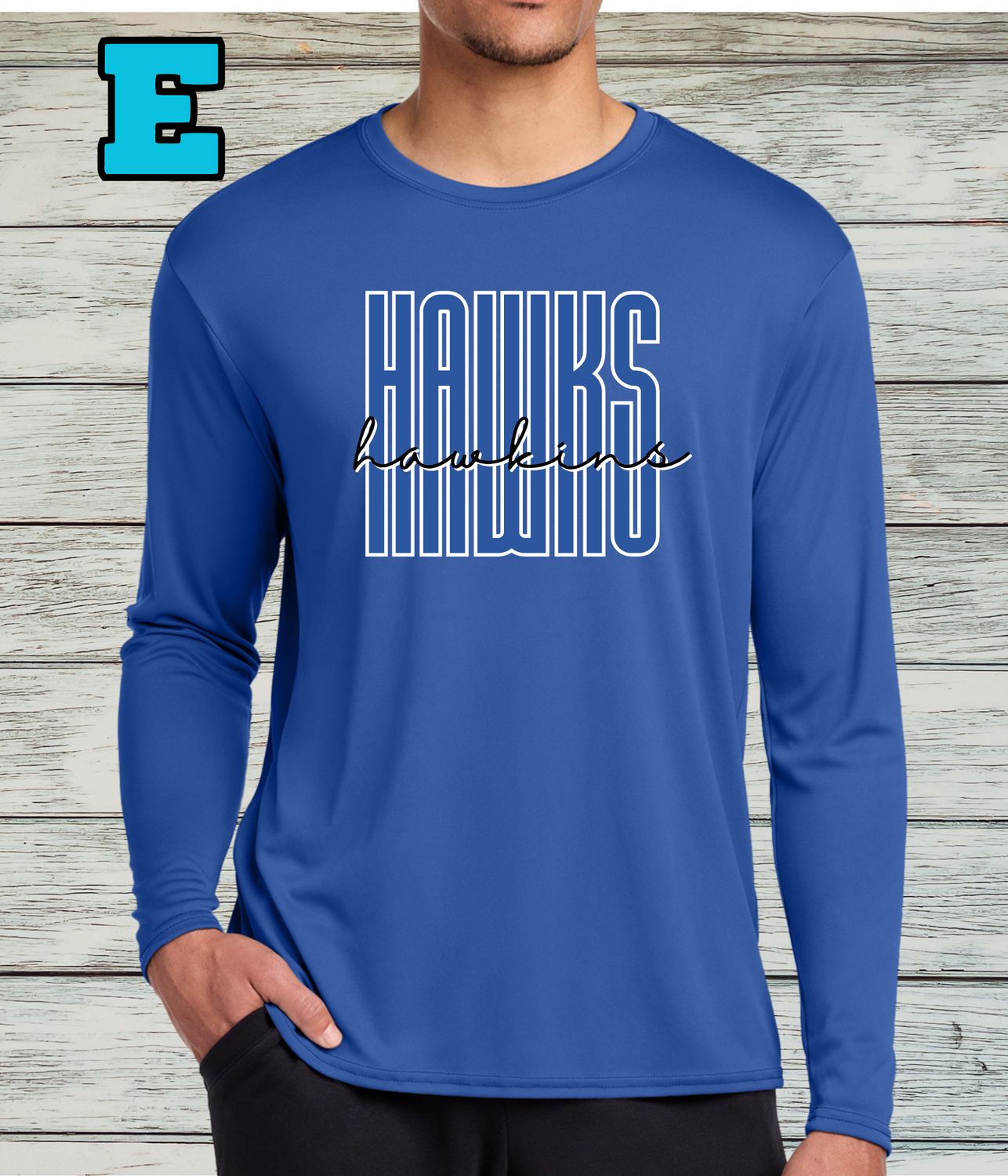 Hawkins Design E- Performance Long Sleeved Tee