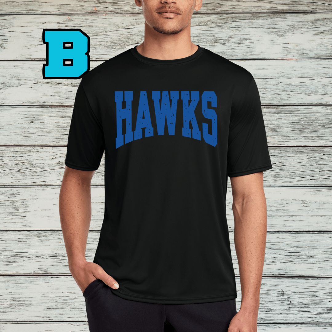 Hawkins Design B- Performance Short Sleeved Tee
